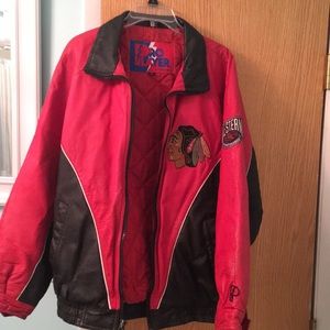 Vintage Chicago Blackhawk Leather Men’s Large .